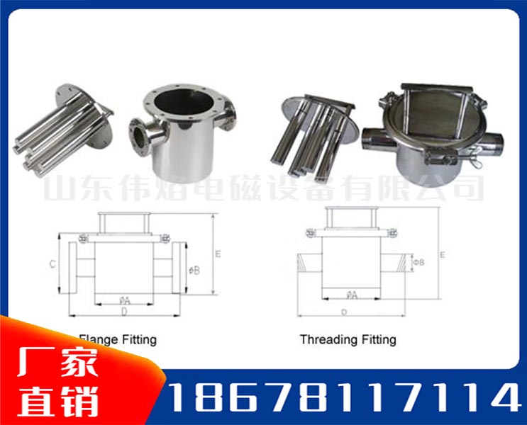 管道式漿料除鐵器